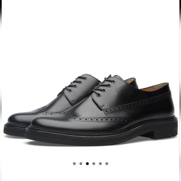 A.P.C. BAPTISTE DERBY men's shoes BLACK - Picture 1 of 9
